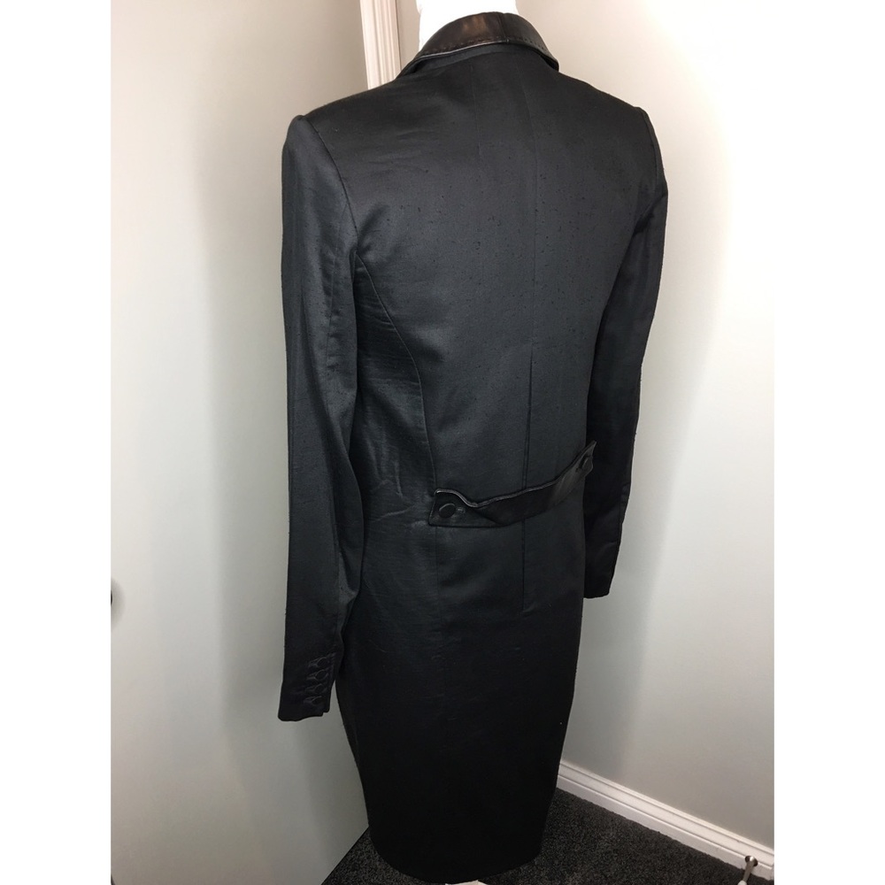 ALEXANDER WANG Leather Trim Tuxedo Blazer - Picture 3 of 8